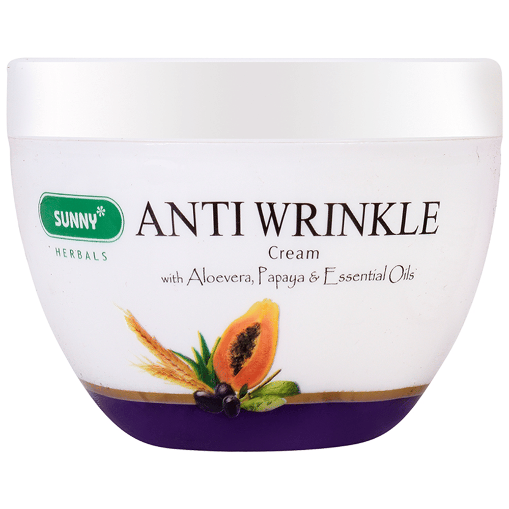 Sunny Herbals Anti Wrinkle Cream jar of 125 gm Cream
