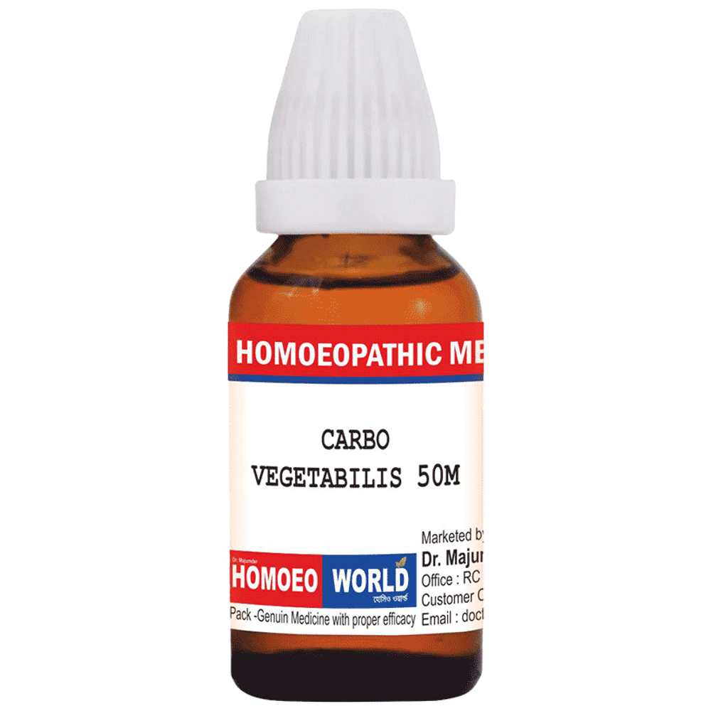 Dr. Majumder Homeo World Carbo Vegetabilis Dilution (30ml Each) 50M combo pack of 3 bottles