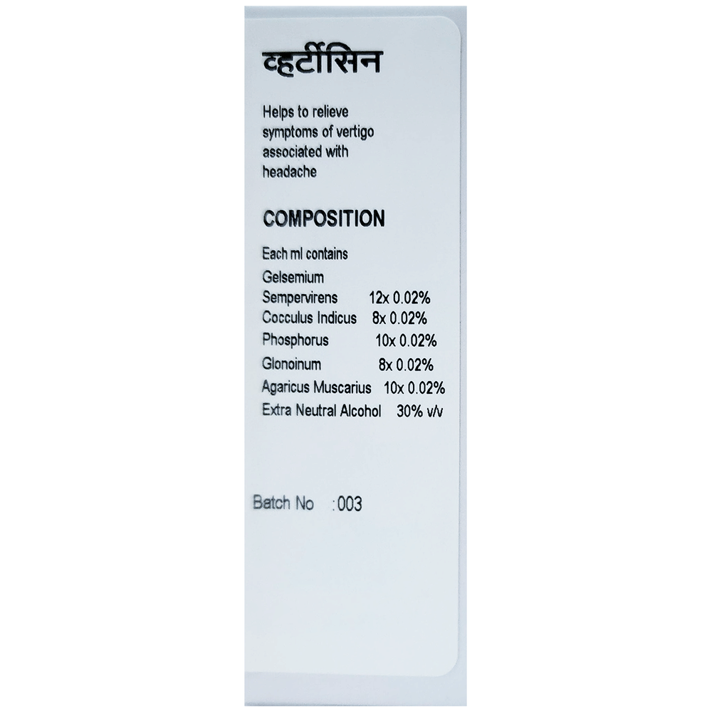 Doliosis D10 Verticin Liquid Complex bottle of 30 ml Drop