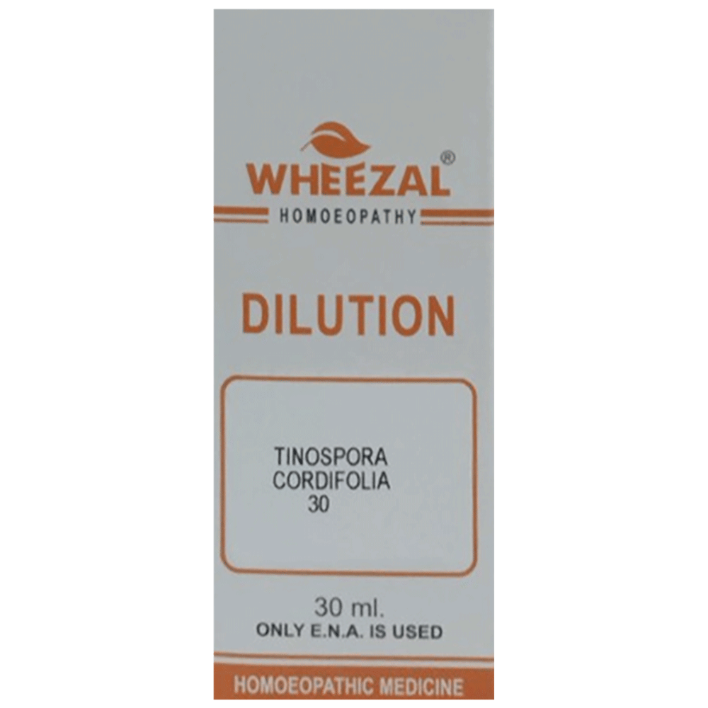Wheezal Tinospora Cordifolia Dilution 30 bottle of 30 ml Dilution