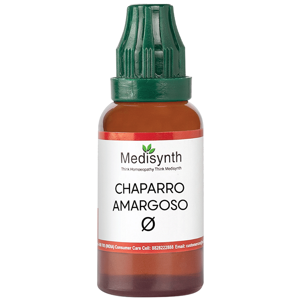 Medisynth Chaparro Amargoso Mother Tincture Q bottle of 30 ml Mother Tincture