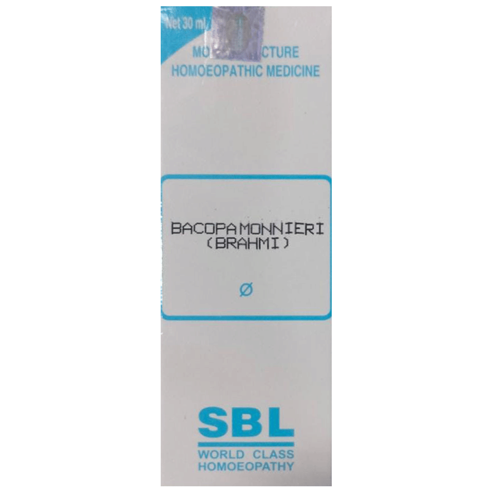 SBL  Bacopa Munnieri Mother Tincture Q bottle of 30 ml Mother Tincture