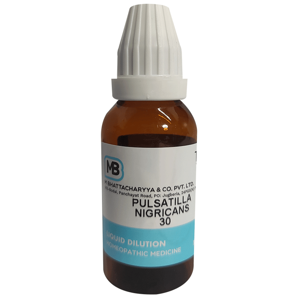 MB Pulsatilla Nigricans Dilution 30 bottle of 30 ml Dilution
