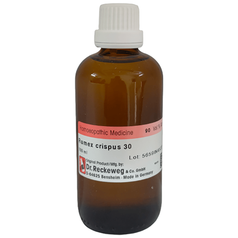 Dr. Reckeweg Rumex crispus Dilution 30 CH bottle of 100 ml Dilution Dr. Reckeweg Rumex crispus Dilution 30 CH bottle of 100 ml Dilution