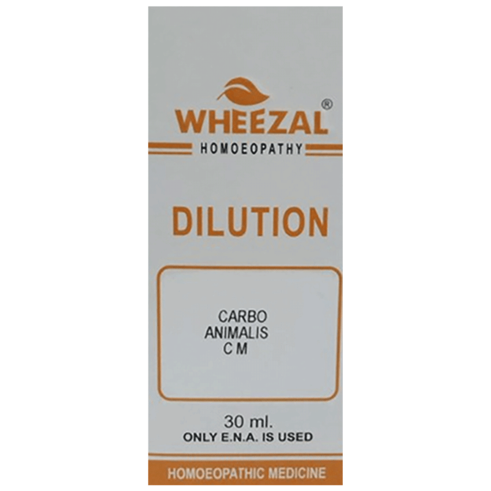 Wheezal Carbo Animalis Dilution CM bottle of 30 ml Dilution