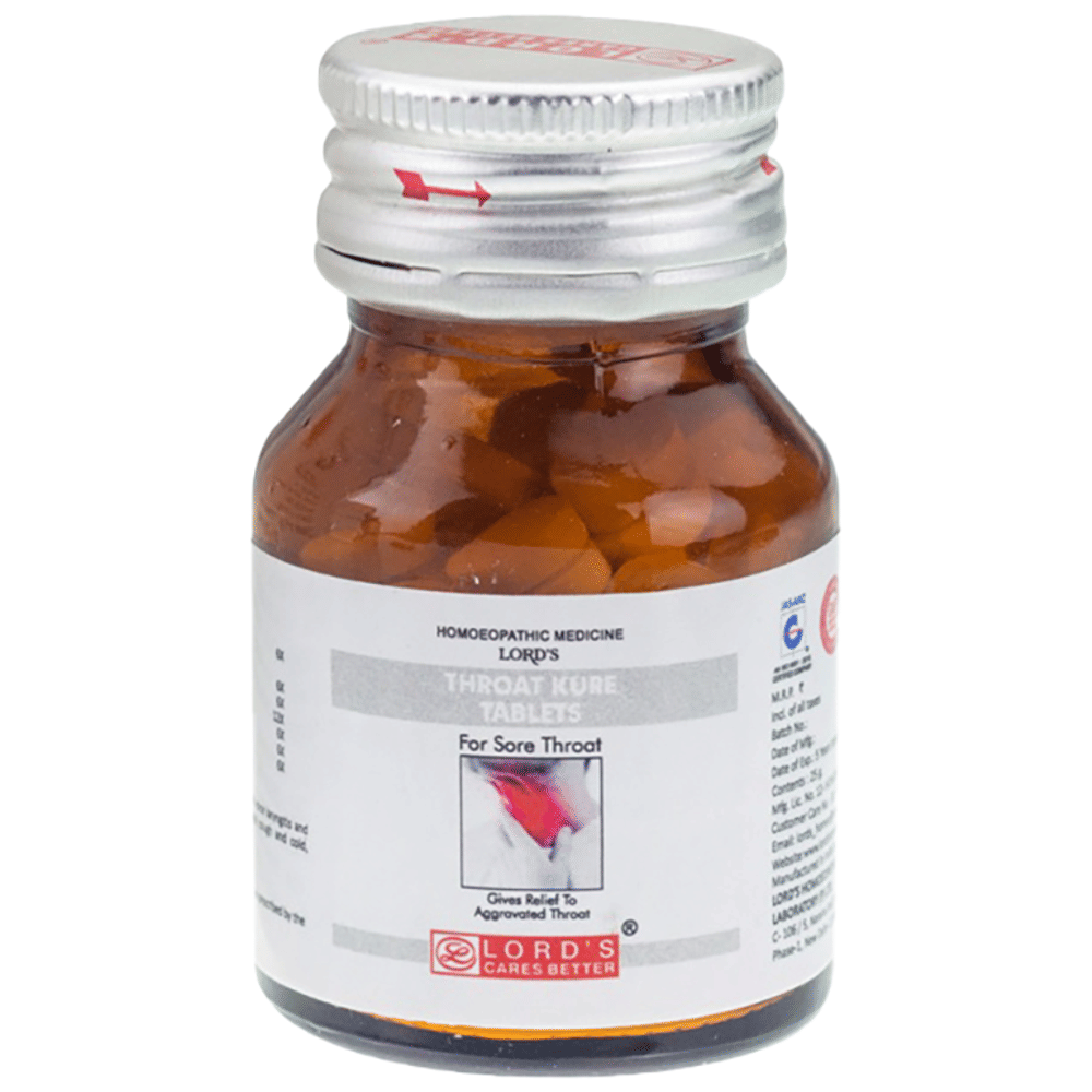 Lord's Throat Kure Tablet bottle of 25 gm Tablet