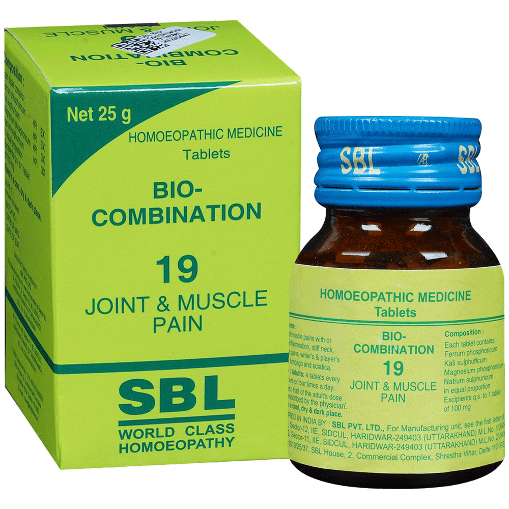 SBL Bio-Combination 19 Tablet bottle of 25 gm Biocombination Tablet
