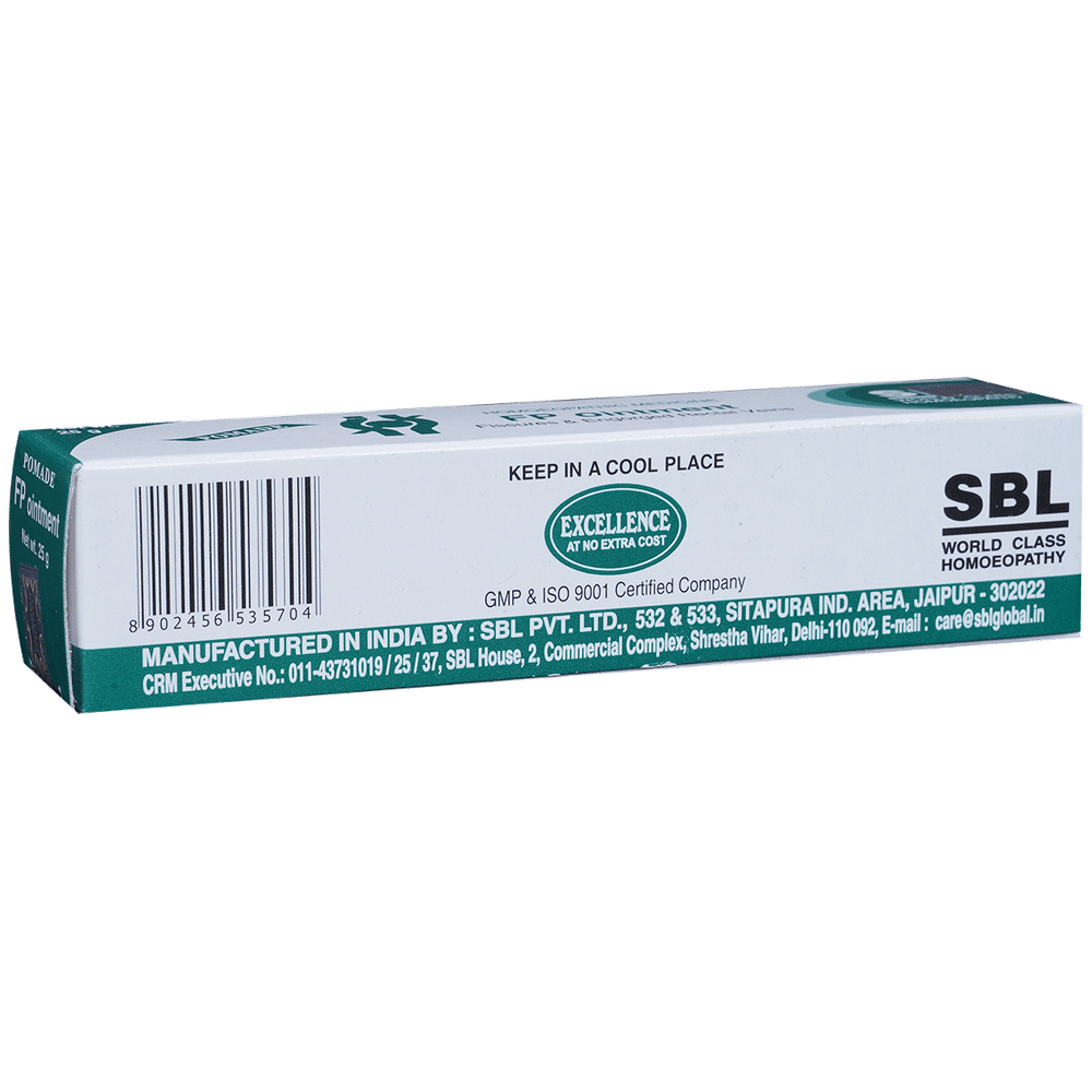 SBL FP Ointment tube of 25 gm Ointment SBL FP Ointment tube of 25 gm Ointment