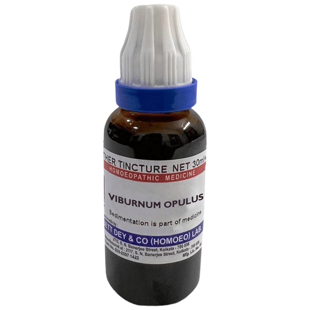 Sett Dey Viburnum opulus Mother Tincture Q bottle of 30 ml Mother Tincture