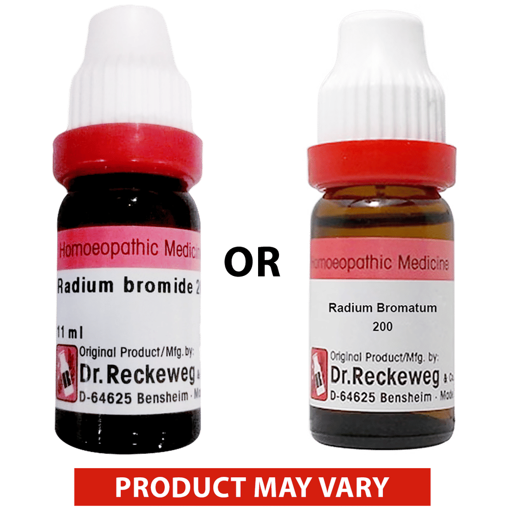 Dr. Reckeweg Radium Bromatum Dilution 200 CH bottle of 11 ml Dilution Dr. Reckeweg Radium Bromatum Dilution 200 CH bottle of 11 ml Dilution