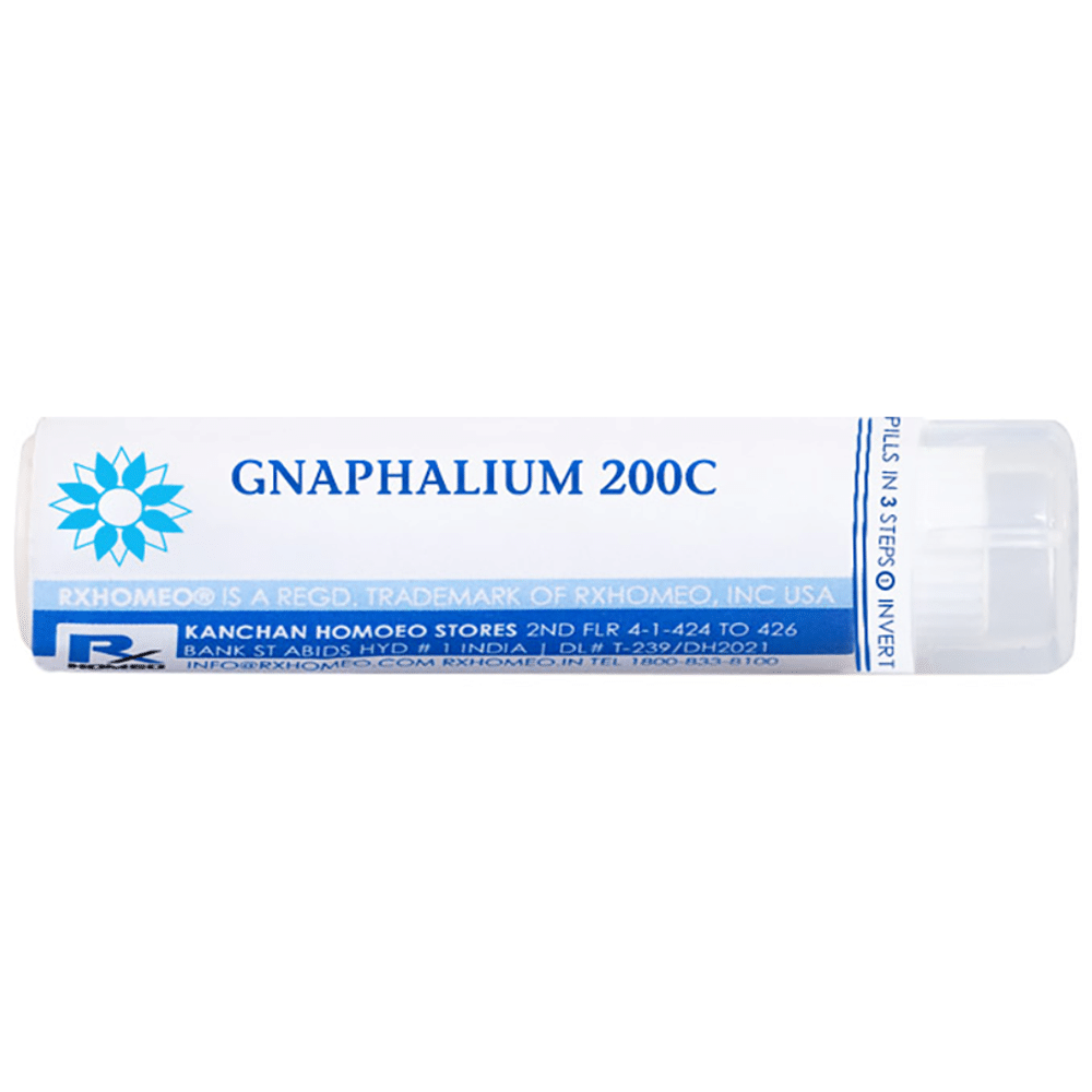 Rxhomeo Gnaphalium  200C bottle of 250 pellets