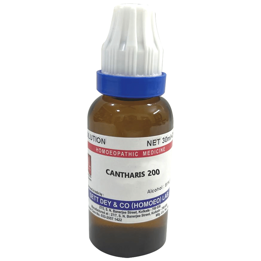 Sett Dey Cantharis Dilution 200 bottle of 30 ml Dilution