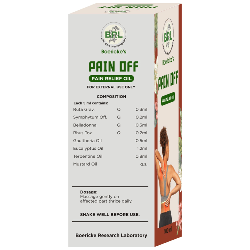 BRL Pain Off Oil bottle of 100 ml Oil