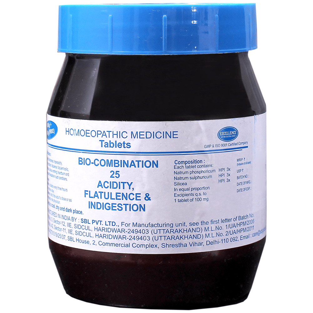 SBL Bio-Combination 25 Tablet bottle of 550 gm Biocombination Tablet