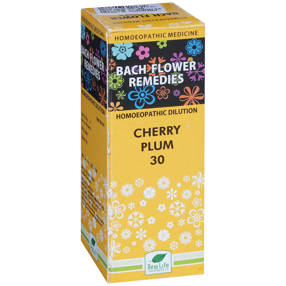 New Life Bach Flower Cherry Plum 30 bottle of 30 ml Dilution New Life Bach Flower Cherry Plum 30 bottle of 30 ml Dilution