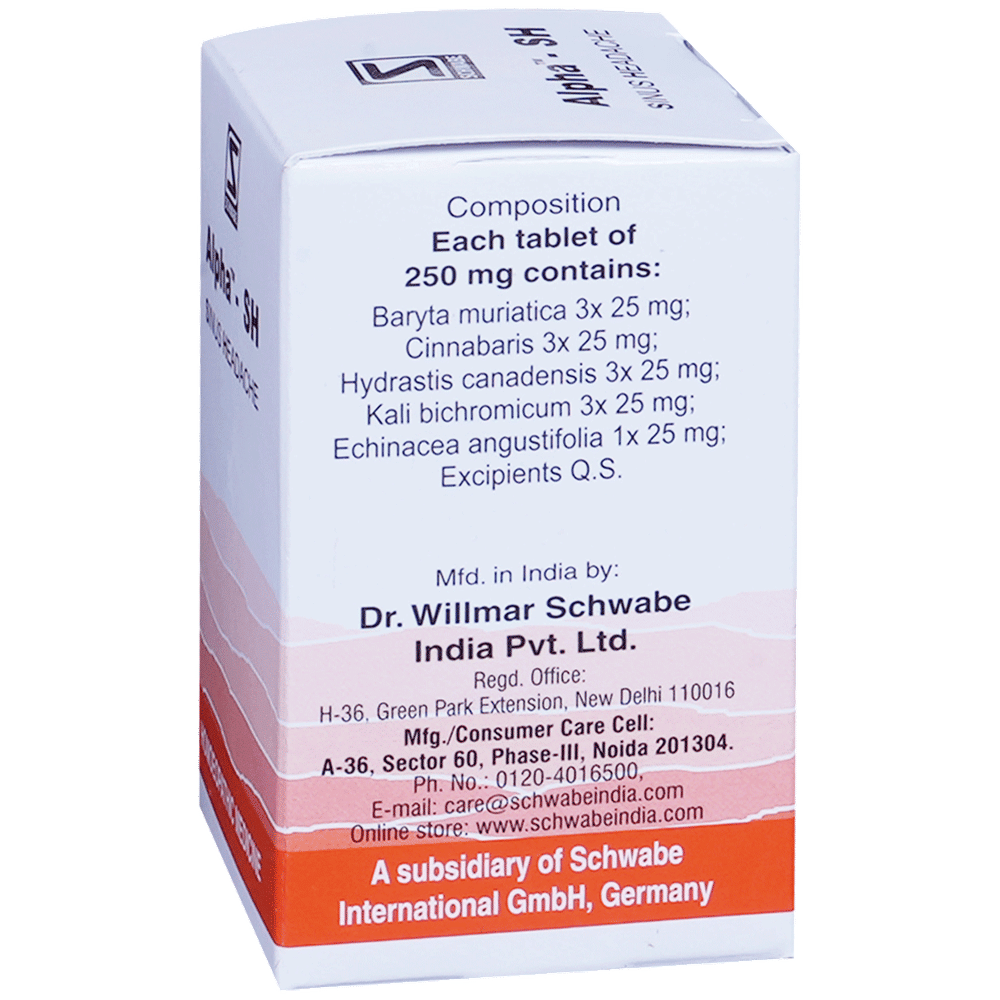 Dr Willmar Schwabe India Alpha - SH Tablet bottle of 20 gm Tablet