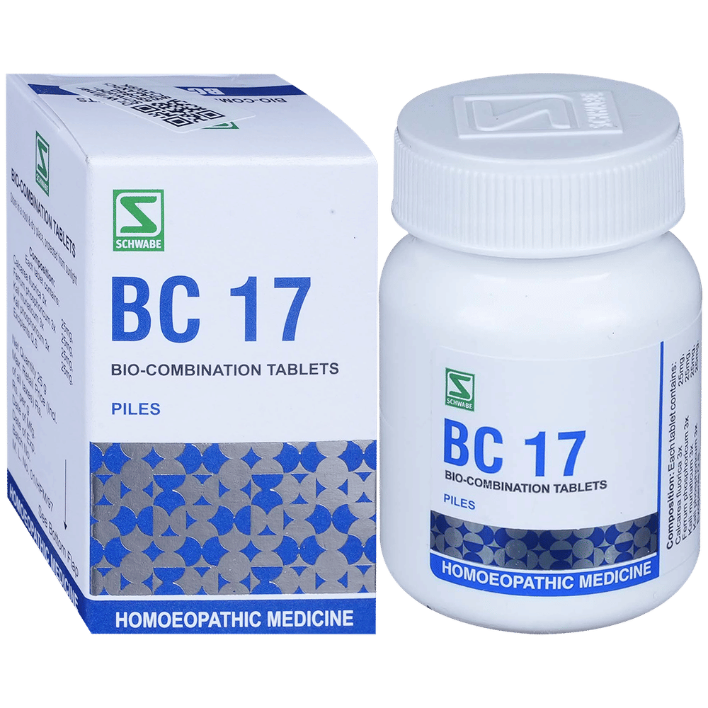 Dr Willmar Schwabe India Bio-Combination 17 (BC 17) Tablet bottle of 25 gm Biocombination Tablet