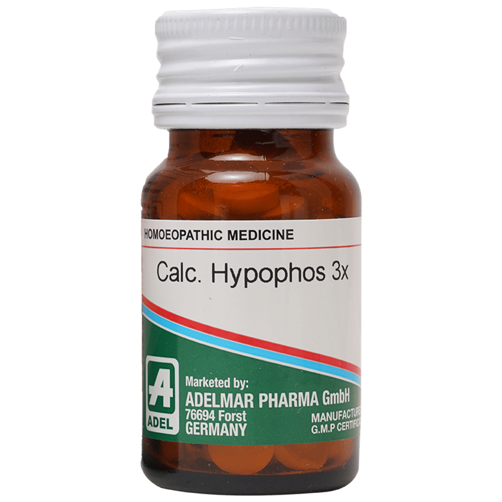 ADEL Calc Hypophos Trituration Tablet 3X bottle of 20 gm Trituration Tablet