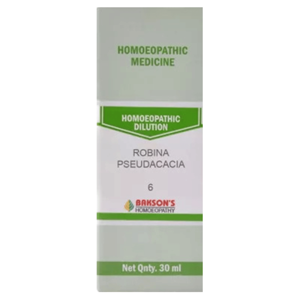 Bakson's Homeopathy Robina Pseudacacia Dilution 6 bottle of 30 ml Dilution