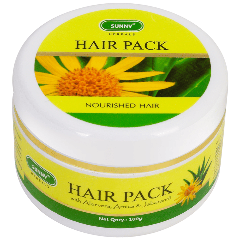 Sunny Herbals Hair Pack jar of 100 gm Hair Mask