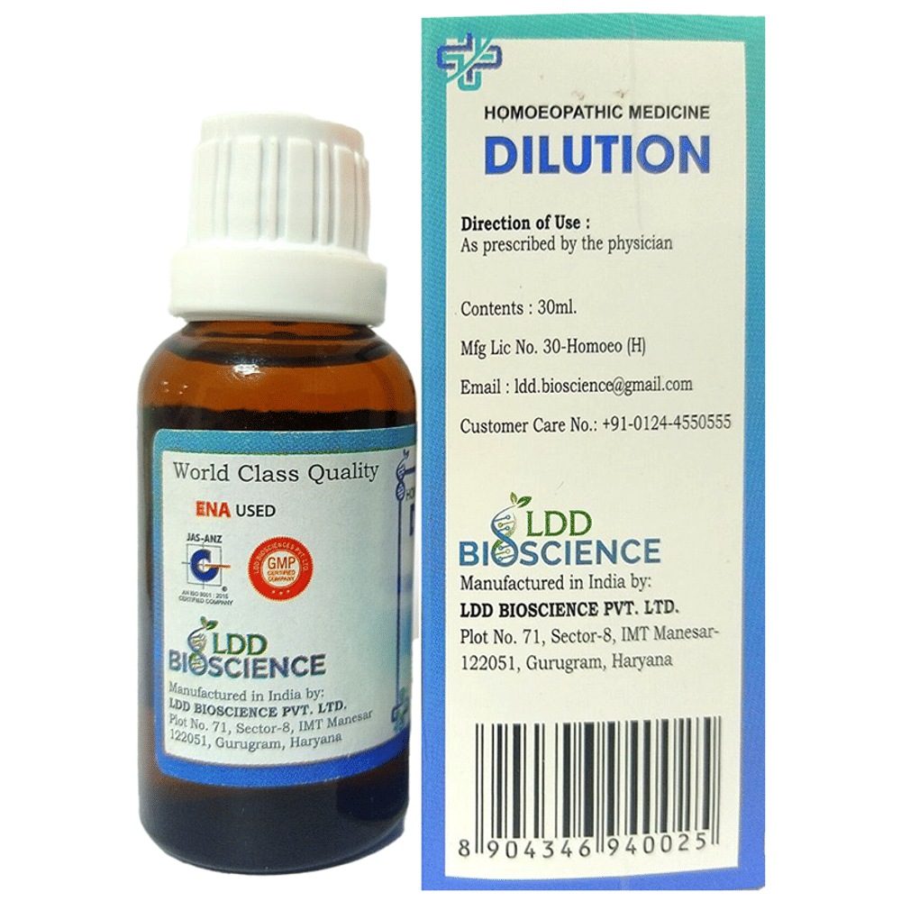 LDD Bioscience Chrysarobinum Dilution 1000 CH bottle of 30 ml Dilution