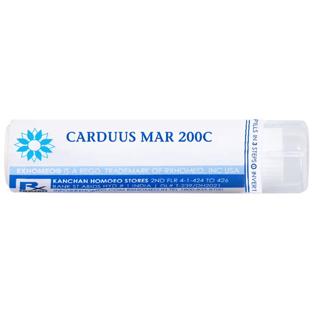 Rxhomeo Carduus Mar 200C bottle of 250 pellets