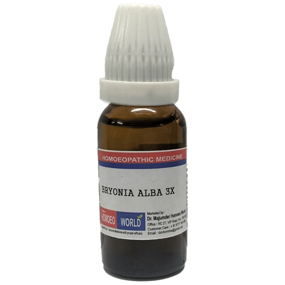 Dr. Majumder Homeo World Belladonna Dilution 3X (30ml Each) box of 1 Bottle