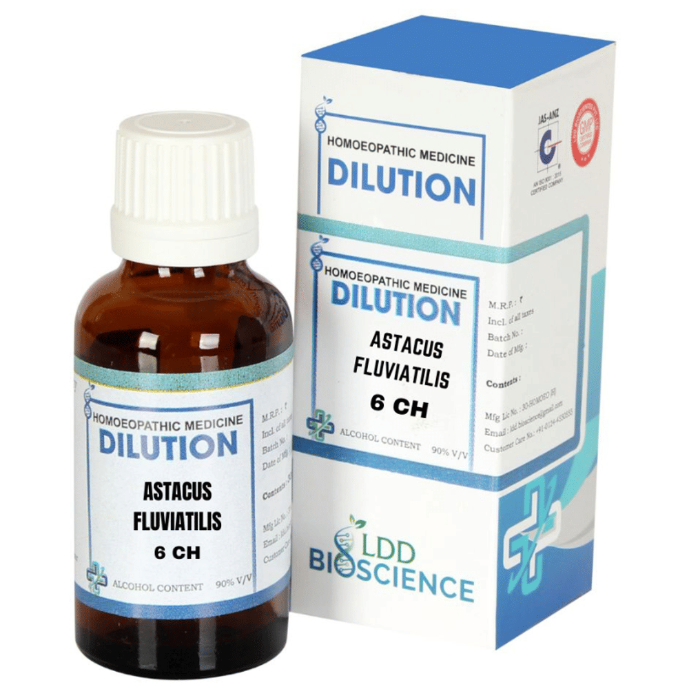 LDD Bioscience Astacus Fluviatilis Dilution 6 CH bottle of 30 ml Dilution