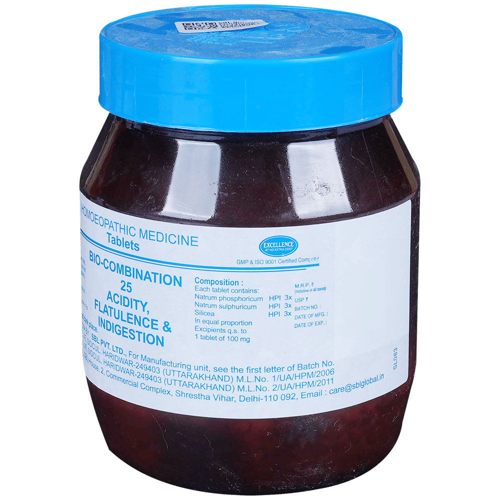 SBL Bio-Combination 25 Tablet bottle of 450 gm Biocombination Tablet