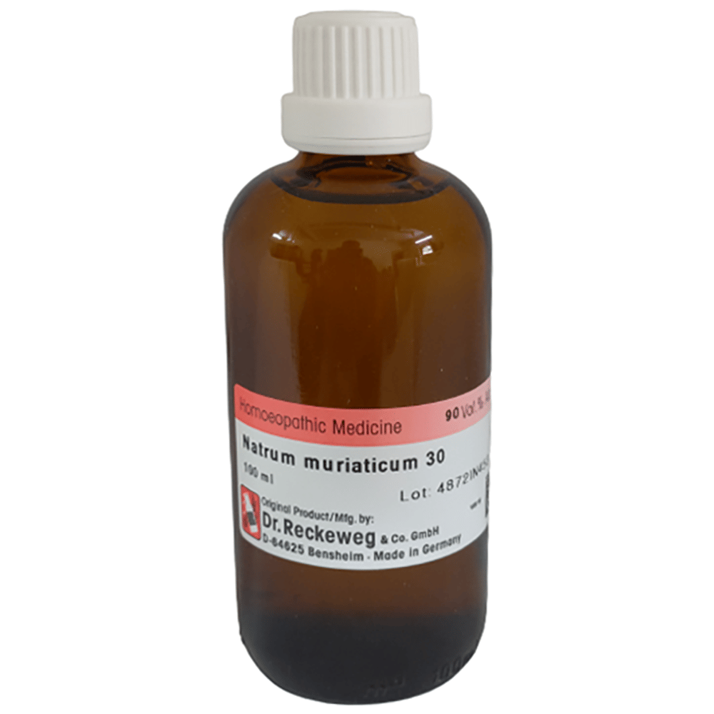 Dr. Reckeweg Natrum Muriaticum Dilution 30 CH bottle of 100 ml Dilution