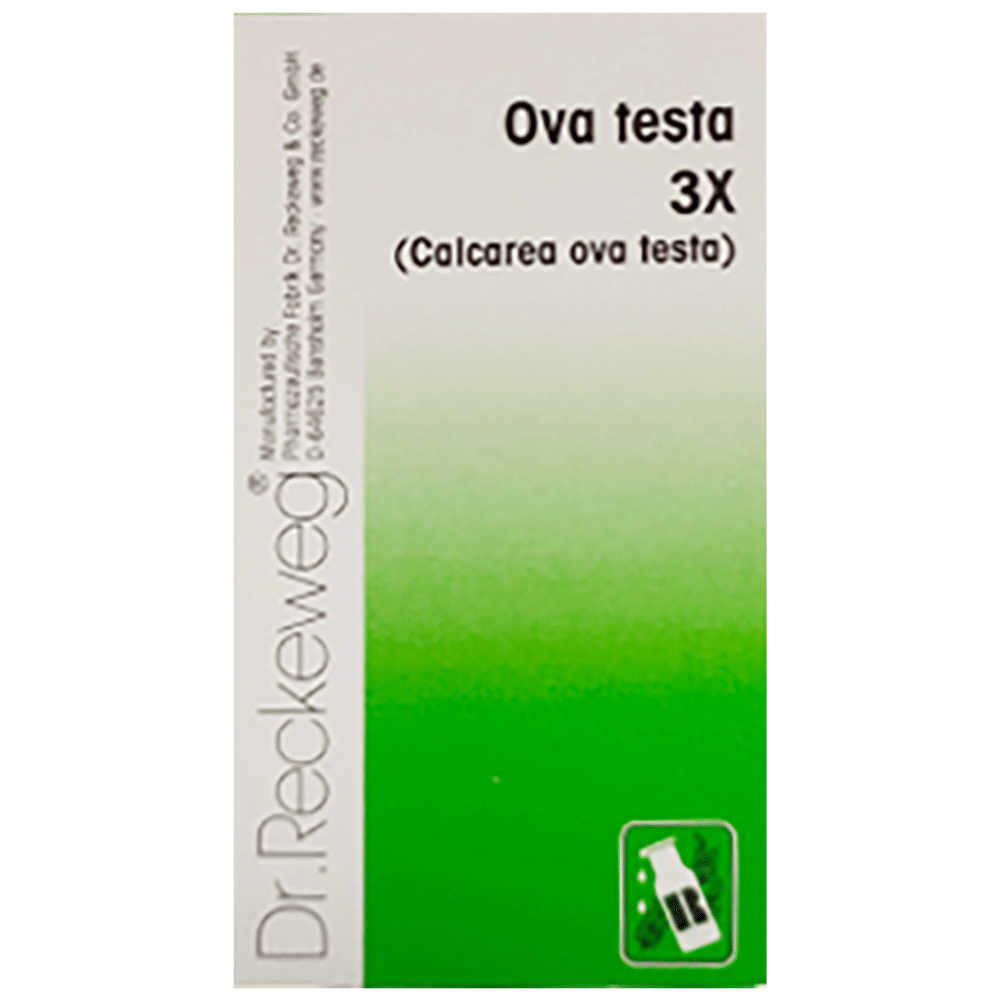Dr. Reckeweg Ova Testa Tablet 3X bottle of 20 gm Tablet