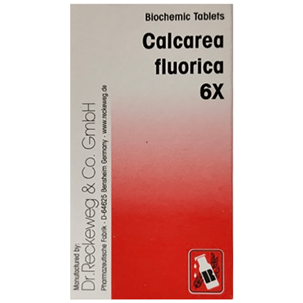 Dr Reckeweg &Co.gmbH Biochemic Tablet Calcarea Fluorica 6X bottle of 20 gm Biochemic Tablet