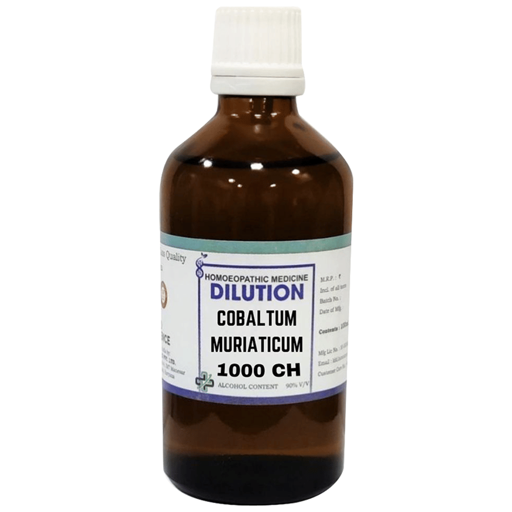 LDD Bioscience Cobaltum Muriaticum Dilution 1000 CH bottle of 100 ml Dilution