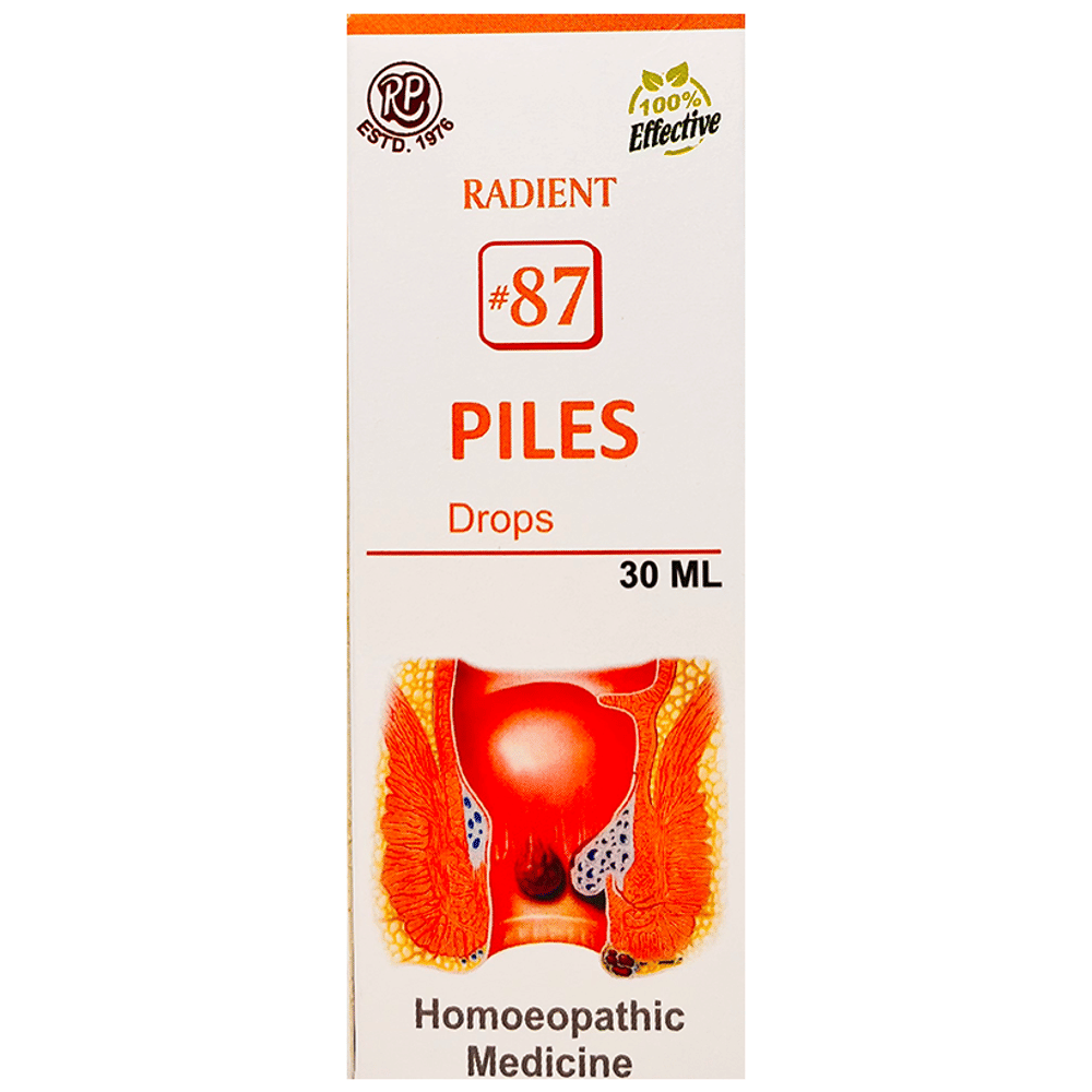 Radient #87 Piles Drops bottle of 30 ml Oral Drops