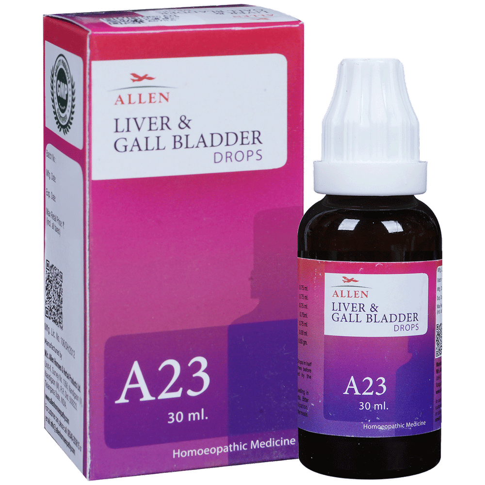 Allen A23 Liver And Gall Bladder Drop bottle of 30 ml Drop
