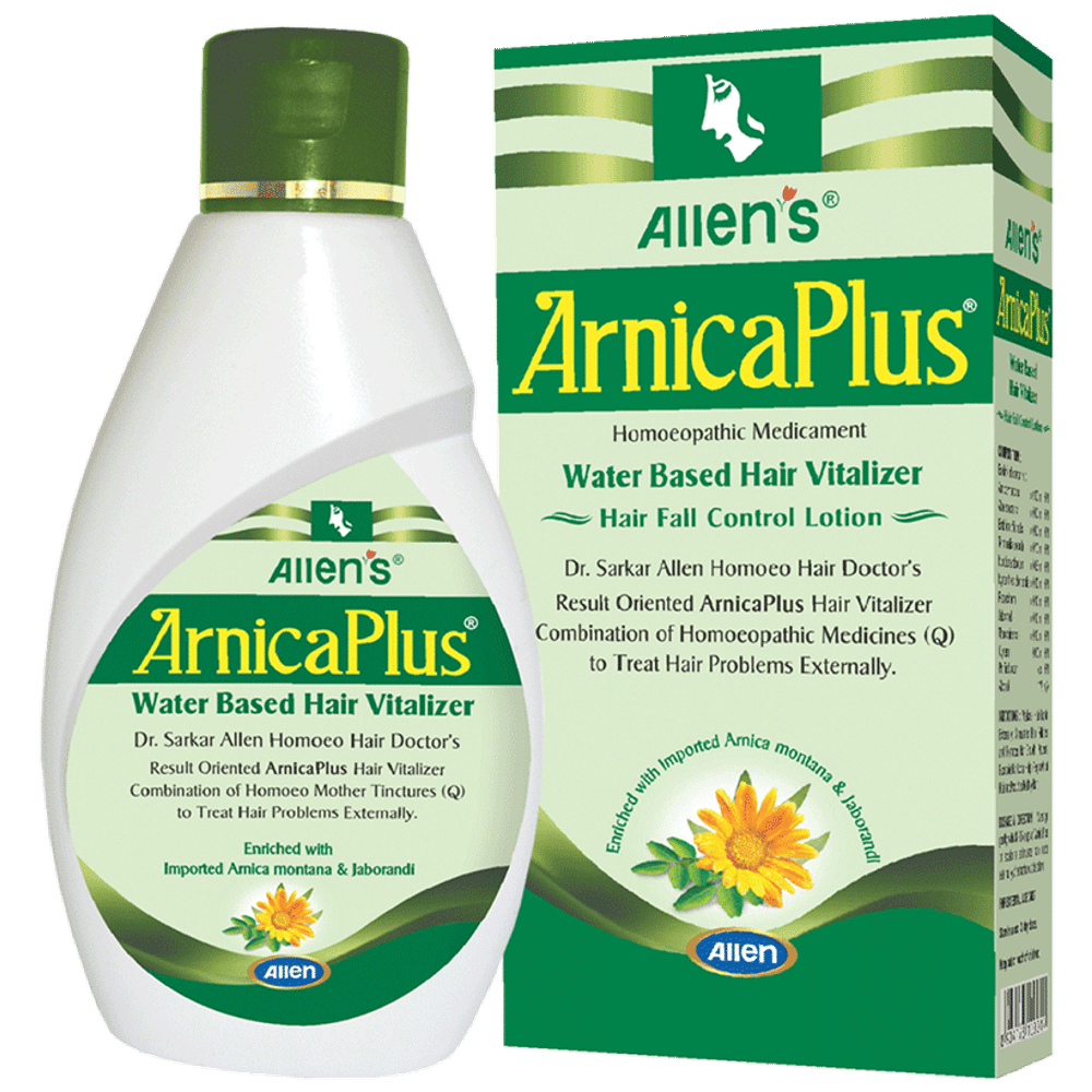 Allen Laboratories Arnica Plus Water Based Hair Vitalizer (100ml Each) combo pack of 2 bottles
