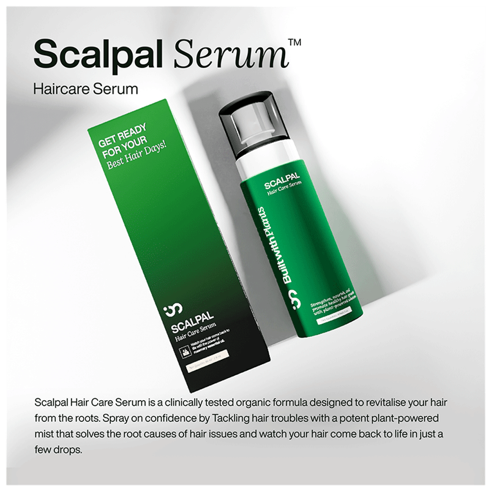 Built With Plants Scalpal Hair Care Serum bottle of 60 ml Serum Built With Plants Scalpal Hair Care Serum bottle of 60 ml Serum