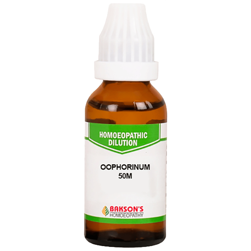 Bakson's Homeopathy Oophorinum Dilution 50M bottle of 30 ml Dilution Bakson's Homeopathy Oophorinum Dilution 50M bottle of 30 ml Dilution