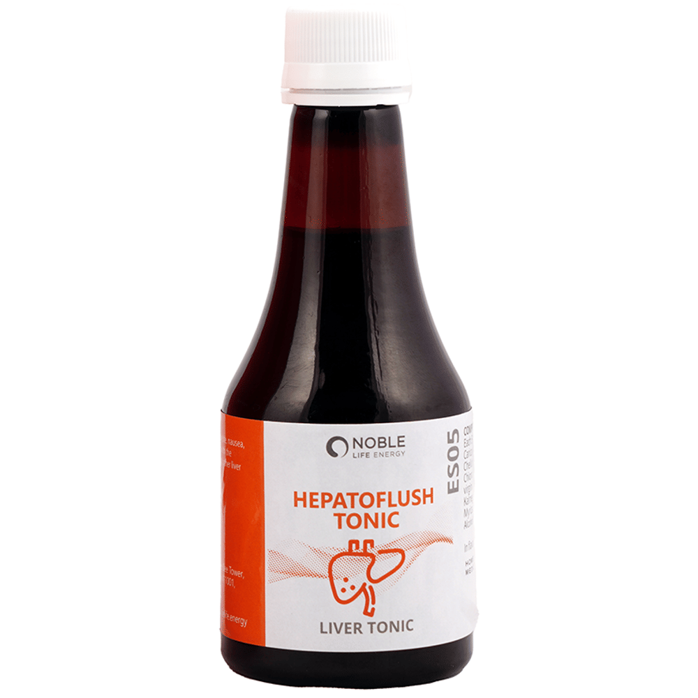 Noble Life Energy ES05 Hepatoflush Tonic Sugar Free bottle of 200 ml Tonic