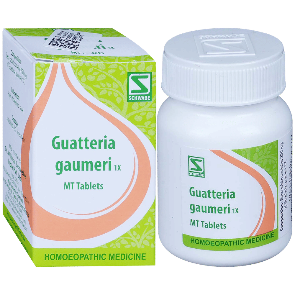 Dr Willmar Schwabe India Guatteria Gaumeri MT Tablet 1X bottle of 20 gm Tablet