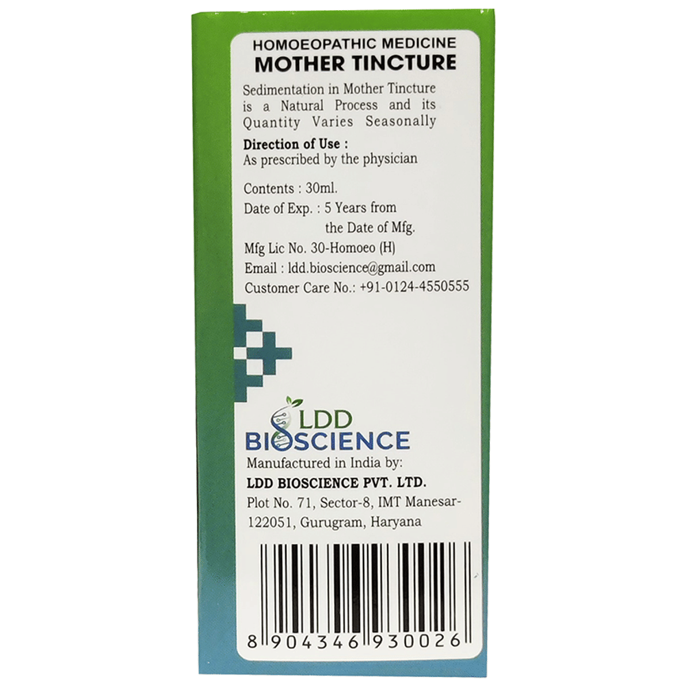 LDD Bioscience Gossypium Herbaceum Mother Tincture Q bottle of 30 ml Mother Tincture