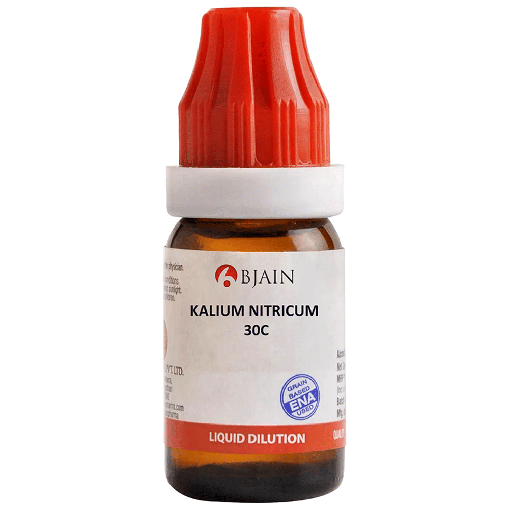 Bjain Kalium Nitricum Dilution 30C bottle of 12 ml Dilution