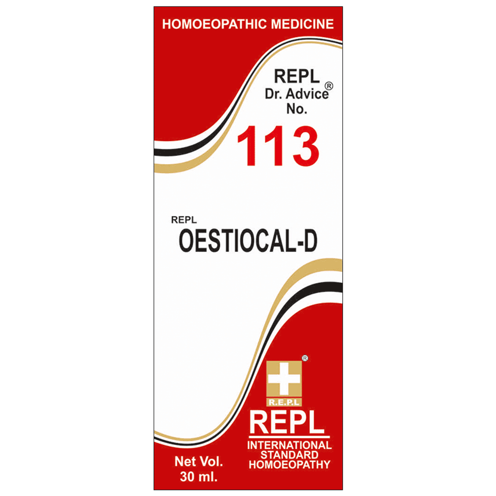 REPL Dr. Advice No. 113 Oestiocal-D Drop bottle of 30 ml Drop REPL Dr. Advice No. 113 Oestiocal-D Drop bottle of 30 ml Drop