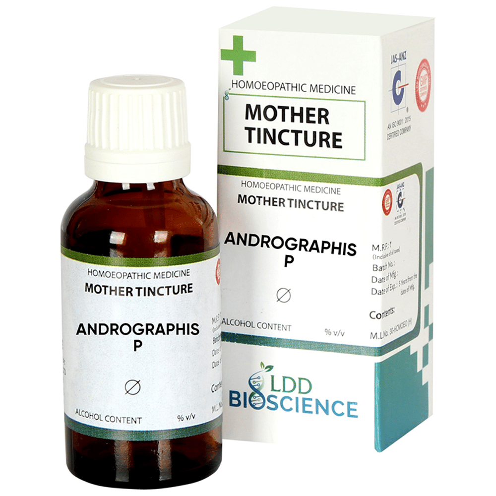 LDD Bioscience Andrographis P Mother Tincture Q bottle of 30 ml Mother Tincture