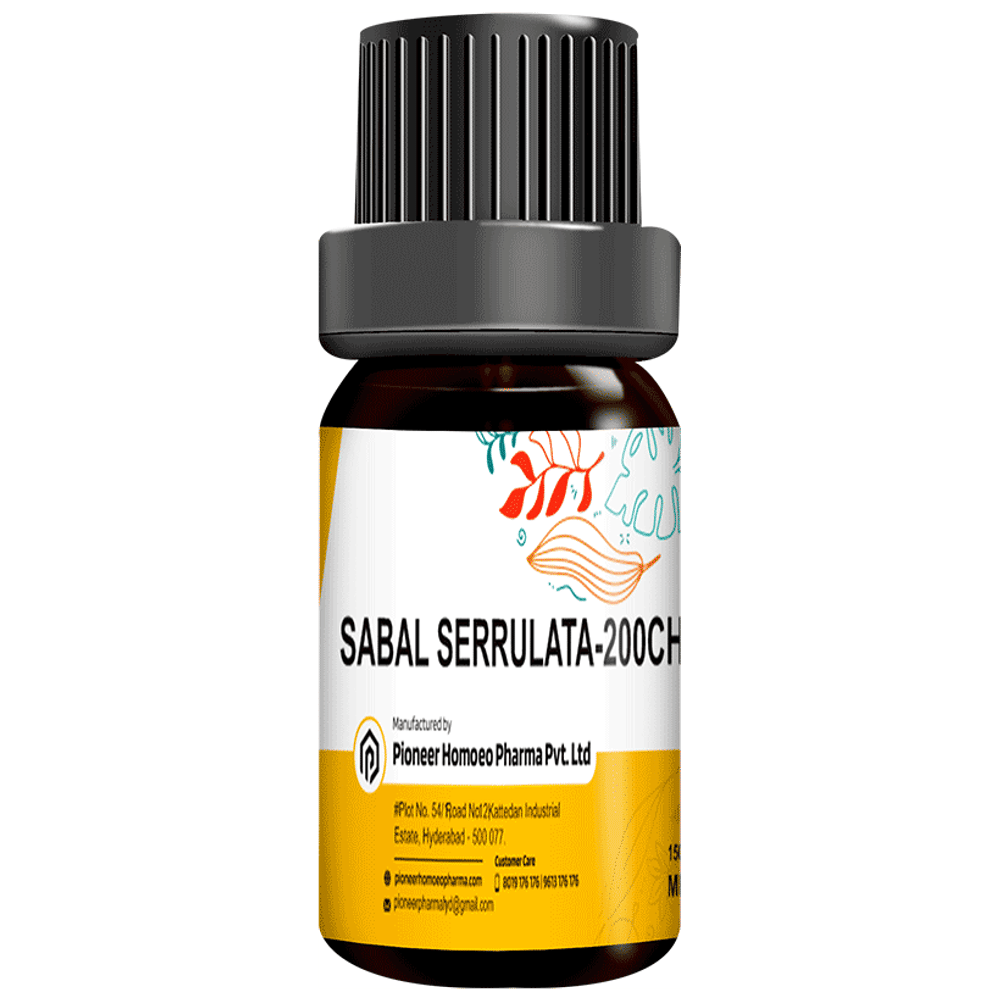Pioneer Pharma Sabal Serrulata Globules Pellets Multidose Pills 200 CH bottle of 150 tablets