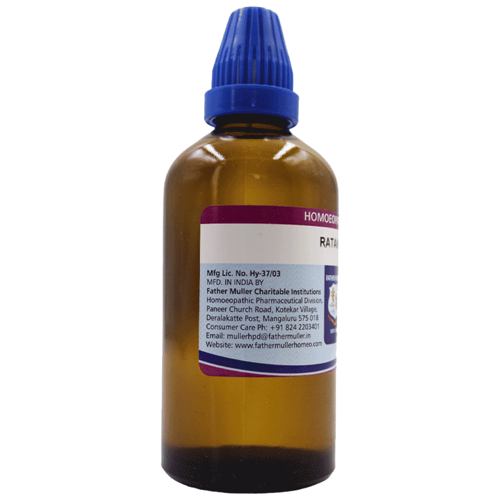 Father Muller Ratanhia Drop 200C bottle of 100 ml Drop