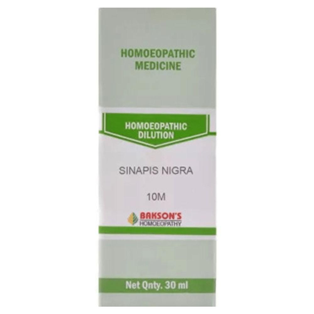 Bakson's Homeopathy Sinapis Nigra Dilution 10M bottle of 30 ml Dilution