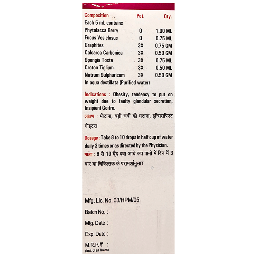 Radient 68 Slim Fit Drops bottle of 30 ml Oral Drops