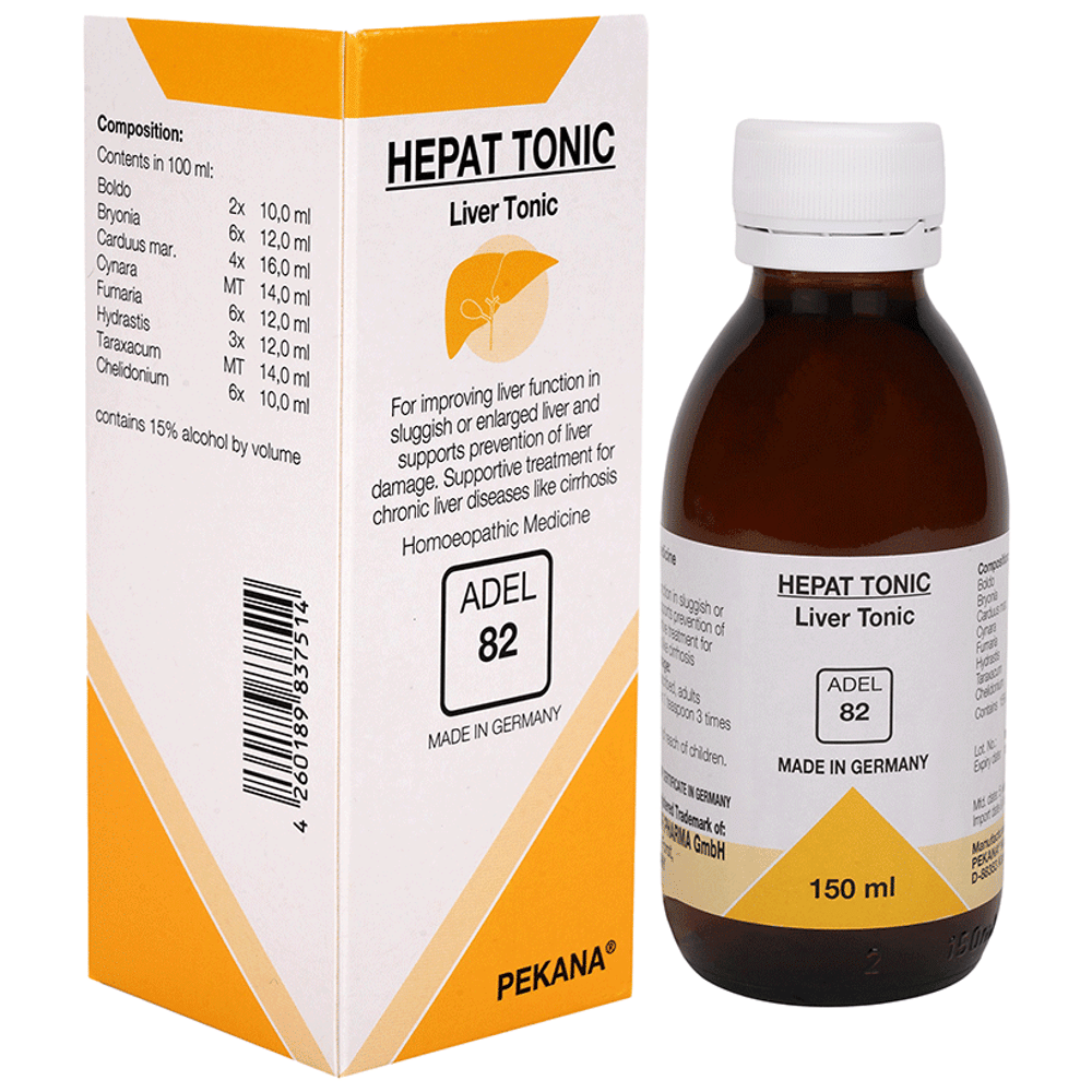 ADEL 82 Hepat Liver Tonic Drop bottle of 150 ml Drop ADEL 82 Hepat Liver Tonic Drop bottle of 150 ml Drop