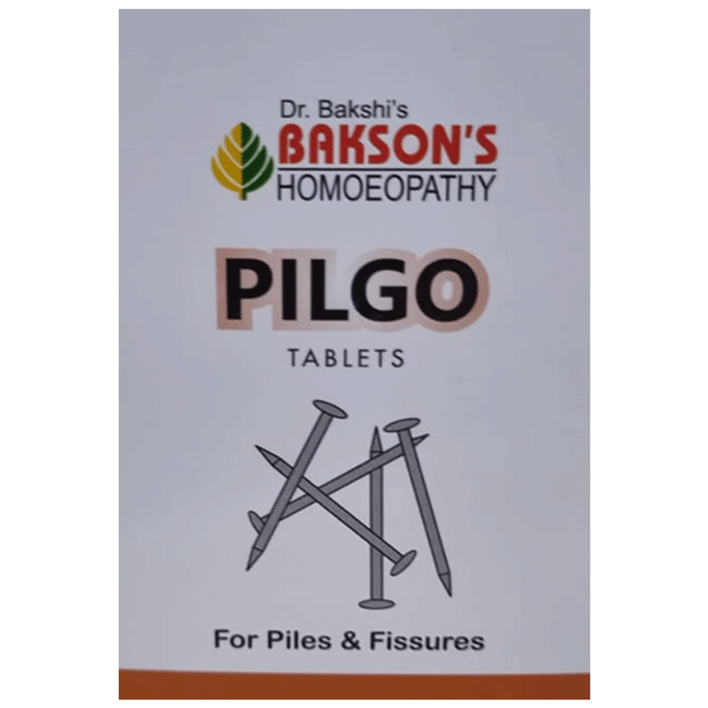Bakson's Homeopathy Pilgo Tablet bottle of 41 gm Tablet